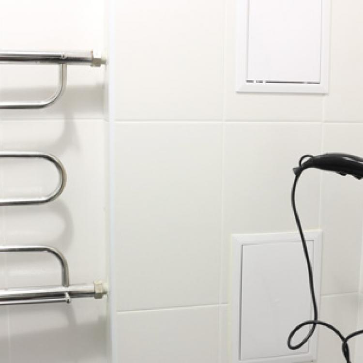 Оснащение ванной комнаты в 2 местном 1 комнатном Стандарте 1 категории, Корпус 2 санатория Дон. Пятигорск